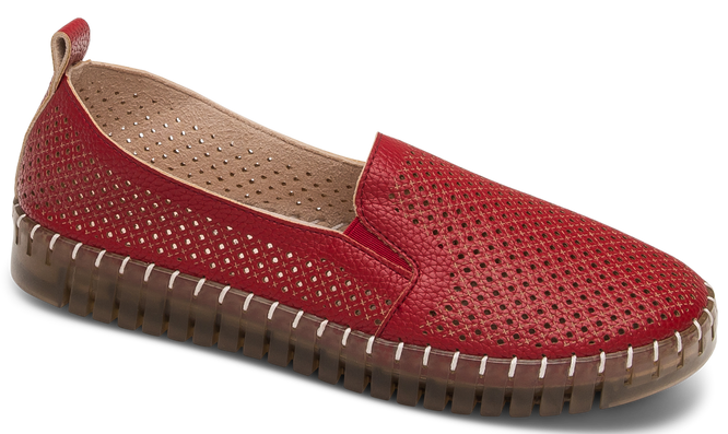Półbuty damskie Skotnicki DP-3-0843RE czerwone rozm.36-41