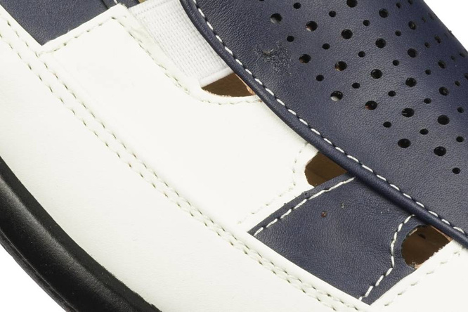 Women's shoes FEISAL NDX8138BU navy blue and white size 39-43