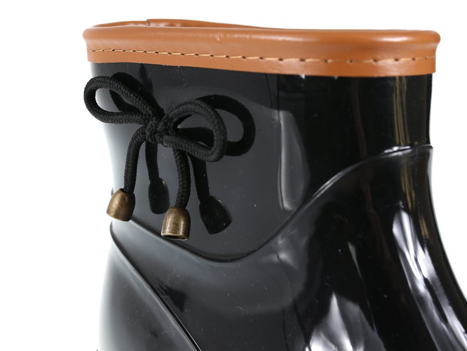 Kalosze damskie Lano DXK-07BLBE czarne rozm.36-41