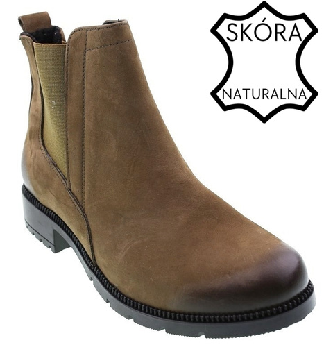 Women's winter shoes Bratbut-Natalia D350OLNU olive size 36-41