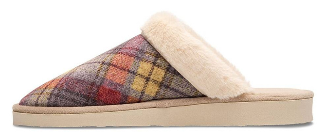 Meteor DV101 GRETA women's slippers brown, blue and pink, sizes 36-40