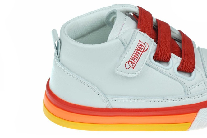 Buty sportowe dziecięce Apawwa BGQ22RE biało czerwone rozm.26-31