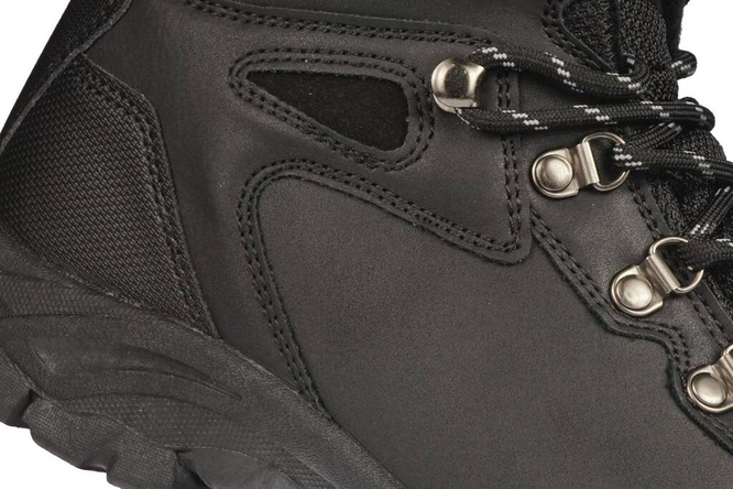 Buty zimowe młodzieżowe American Club DES-110 czarne i camelowe rozm.37-41