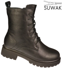 Feisal DJH22-5BL women's winter shoes, black, sizes 37-42