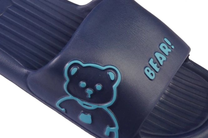 Men’s Pool Slides Sport MHB8313 – Black, Grey, and Navy Blue, Sizes 40–45