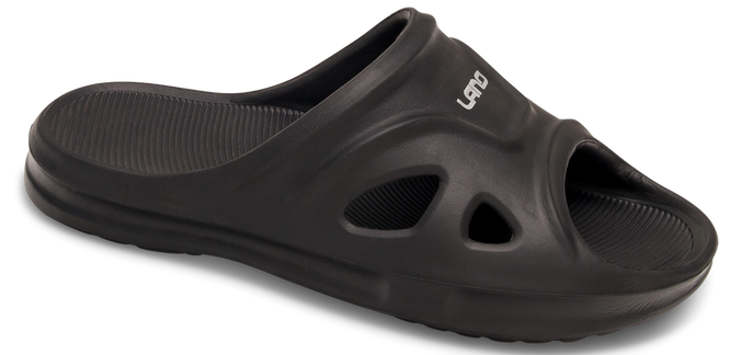 LaNo Men’s Pool Slides MKL-4-0407 – Navy Blue and Black, Sizes 41–46