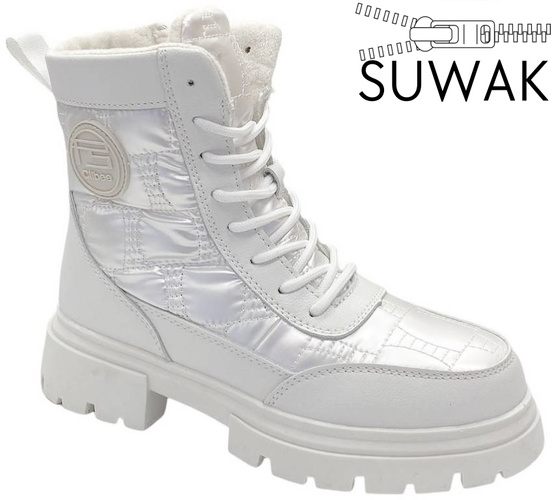 Buty zimowe dziecięce Clibee CH-298WH białe rozm.31-36