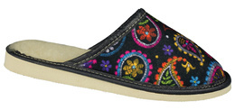 Women's insulated slippers TUP  2331 navy blue size 36-41