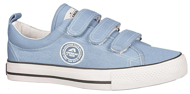 American Club CLH-85 blue and pink children's sneakers, size 31-36