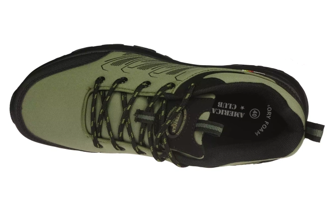 Buty sportowe męskie American Club MWT-254 czarne i khaki rozm.40-43