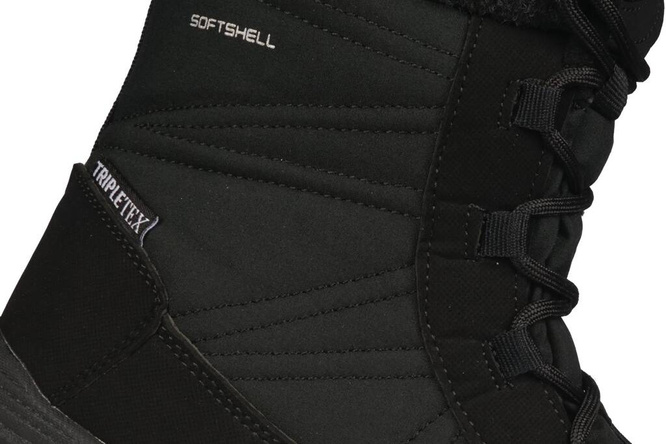 American Club DSN-42 women's winter shoes, black, sizes 37-41