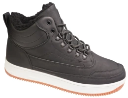 Le Scarpe Men’s MA8107-1 Winter Boots – Black, Sizes 41-46