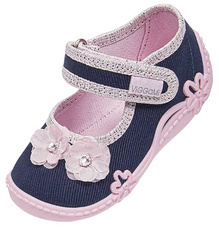 Tenisówki dziecięce Viggami MISIA LUX granatowo-różowa rozm.20-25