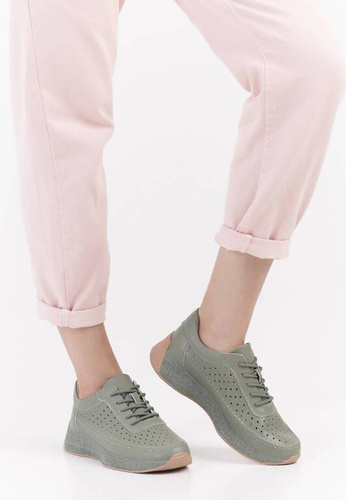 Buty sportowe damskie Sergio Leone DSP013ZI zielone rozm.36-41