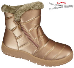 Women's snow boots Skotnicki DB-3-0301GO gold size 36-41