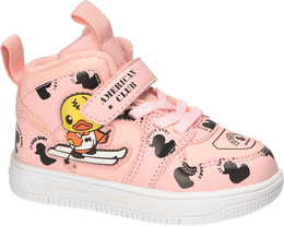 Transitional children's shoes American Club ABD-27 black and pink sizes 22-26