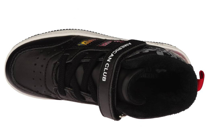 American Club BBD-24 black and navy blue shoes for kids, size 27-31