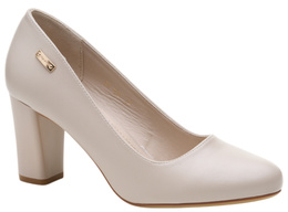 Czółenka damskie Sergio Leone DPB130JSZGŁ jasno szare rozm.36-40