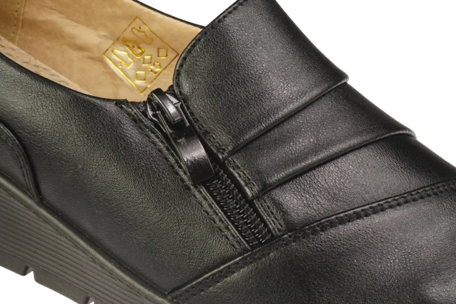 Półbuty damskie Chun Sen D2967-1BL czarne  rozm.36-42