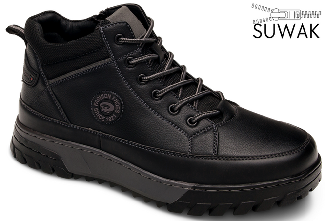 Trzewiki męskie Skotnicki MTR-4-0733BL czarne rozm.40-45