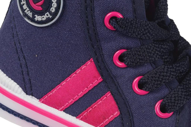 Children's sneakers Clibee AB-72BUPE navy blue size 20-25