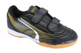 Youth indoor shoes Atletico D7336-2106BLGR black-red size 36-41