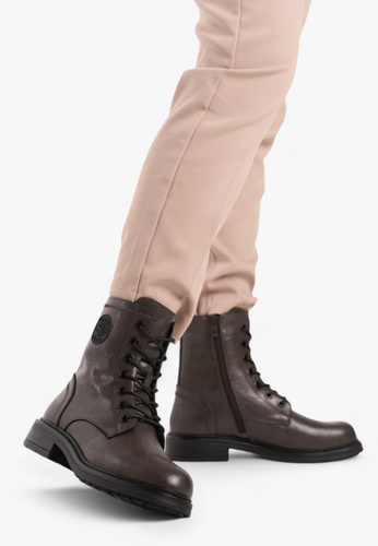 Sergio Leone DBT682-SCISZ women's winter boots graphite size 37-41