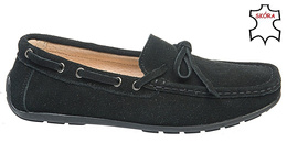 Women's loafers American Club DJK-04CZ black size 37-41