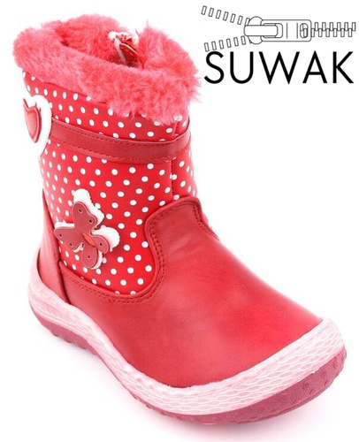 Children's winter shoes Apawwa BH836RE red size 27-32