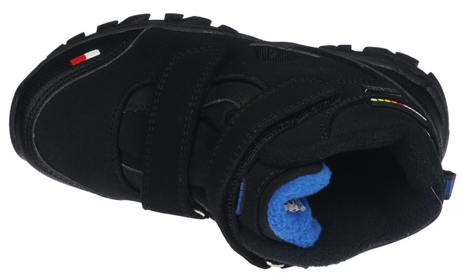 American Club BWT-70 children's winter shoes, black and navy blue, size 27-31