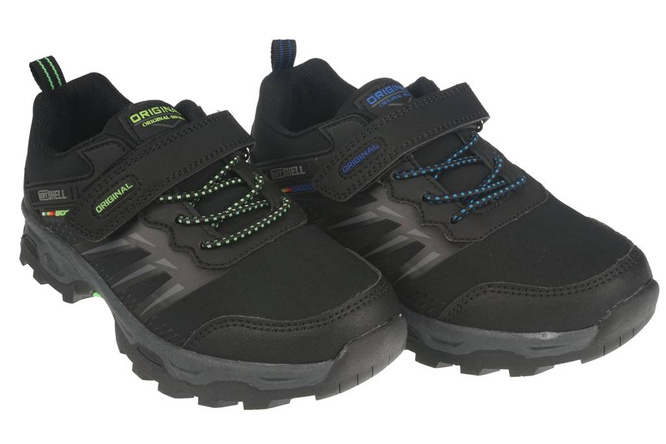 Buty sportowe dziecięce Badoxx C5XC-8263 czarno-niebieskie i czarno-zielone rozm.32-37