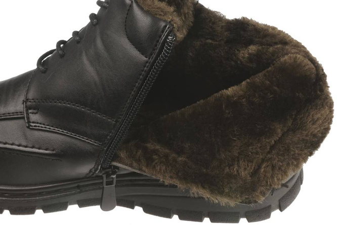 Men's winter shoes Cabin MME4556-1BL black size 40-46