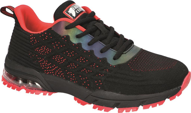 Buty sportowe damskie American Club DRH-82 czarno biały i czarno czerwony rozm.37-41