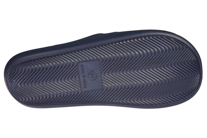 American Club MNH-119 men's swimming pool flip-flops, black and navy blue, sizes 41-45