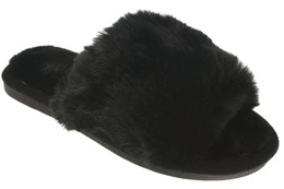 Pantofle tekstylne damskie Lano DK-3-G10BL czarne rozm.36-41