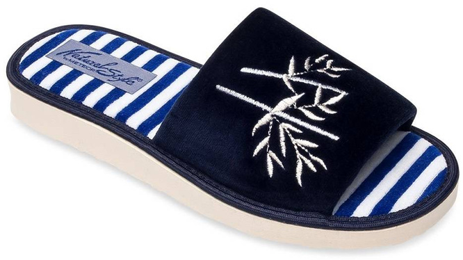 Women's slippers Meteor DV089 PEPITKO black and white size 36-41