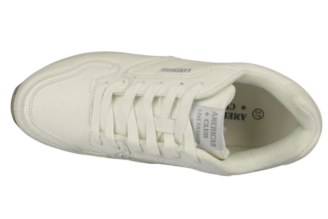 Buty sportowe młodzieżowe American Club DFH-26 białe i czarne rozm.37-41