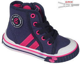 Children's sneakers Clibee AB-72BUPE navy blue size 20-25