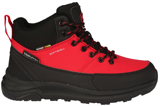 Buty trekkingowe młodzieżowe American Club DWT-232 czarne i czerwone rozm.36-41