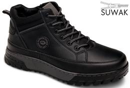 Skotnicki MB-4-722BL men's shoes, black, sizes 40-45