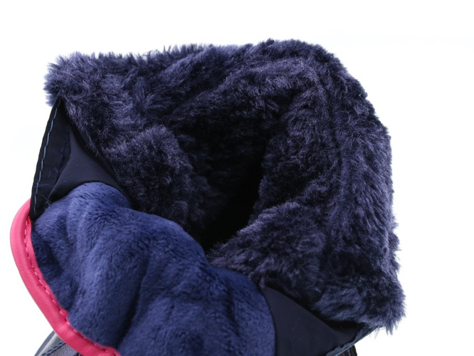 Children's winter shoes Apawwa AHD152NA navy blue size 21-28