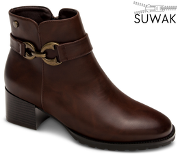 Buty zimowe damskie Skotnicki DB-3-1366BR brązowe rozm.36-41