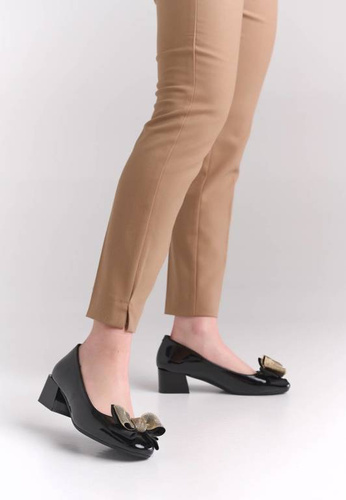 Półbuty damskie Sergio Leone DPB120CZ czarne rozm.36-41