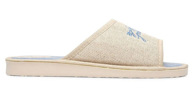 Women's slippers Meteor DV004 NATALIA blue and brown size 36-41