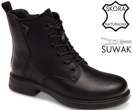 Buty zimowe damskie Skotnicki DB-3-1505BL czarne rozm.36-41