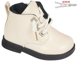 Buty zimowe dziecięce Apawwa ASQ621BE beżowe rozm.22-27