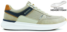 Buty sportowe męskie American Club MRH-161 beżowe rozm.41-46