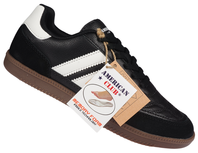 Buty sportowe damskie American Club DRD-34 czarne rozm.37-41