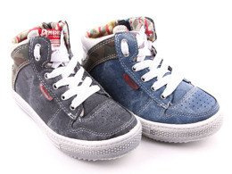 Buty sportowe dziecięce American Club BC15194F granatowe i szare rozm.27-31
