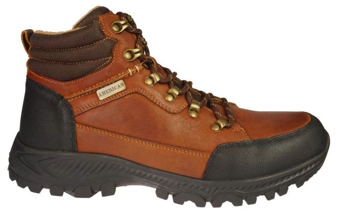 American Club MCY-90 men's transitional shoes, black, size 41-45